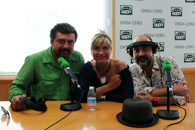 Julia Otero con Paco Tous y José Corbacho