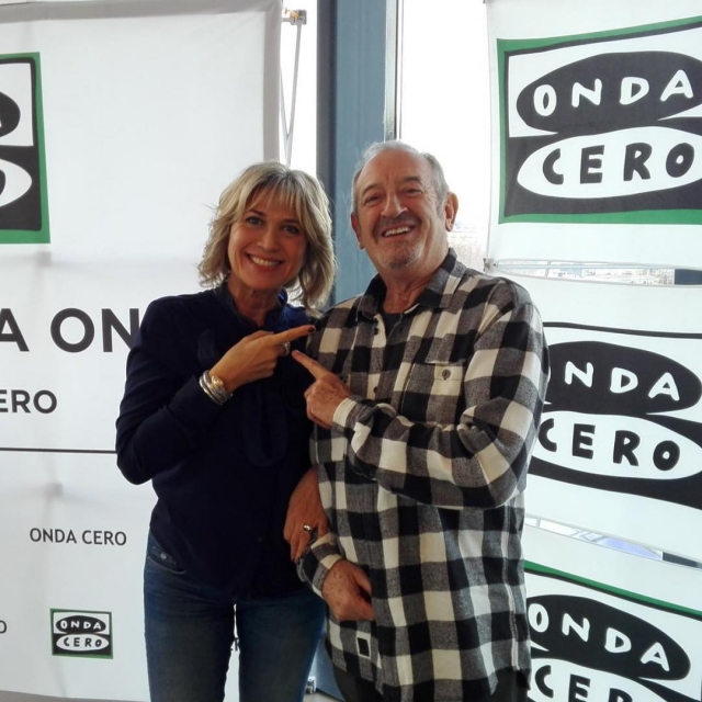 Julia Otero con Karlos Arguiñano