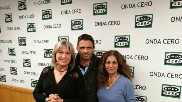 Julia Otero con Luis Mottola y Lolita